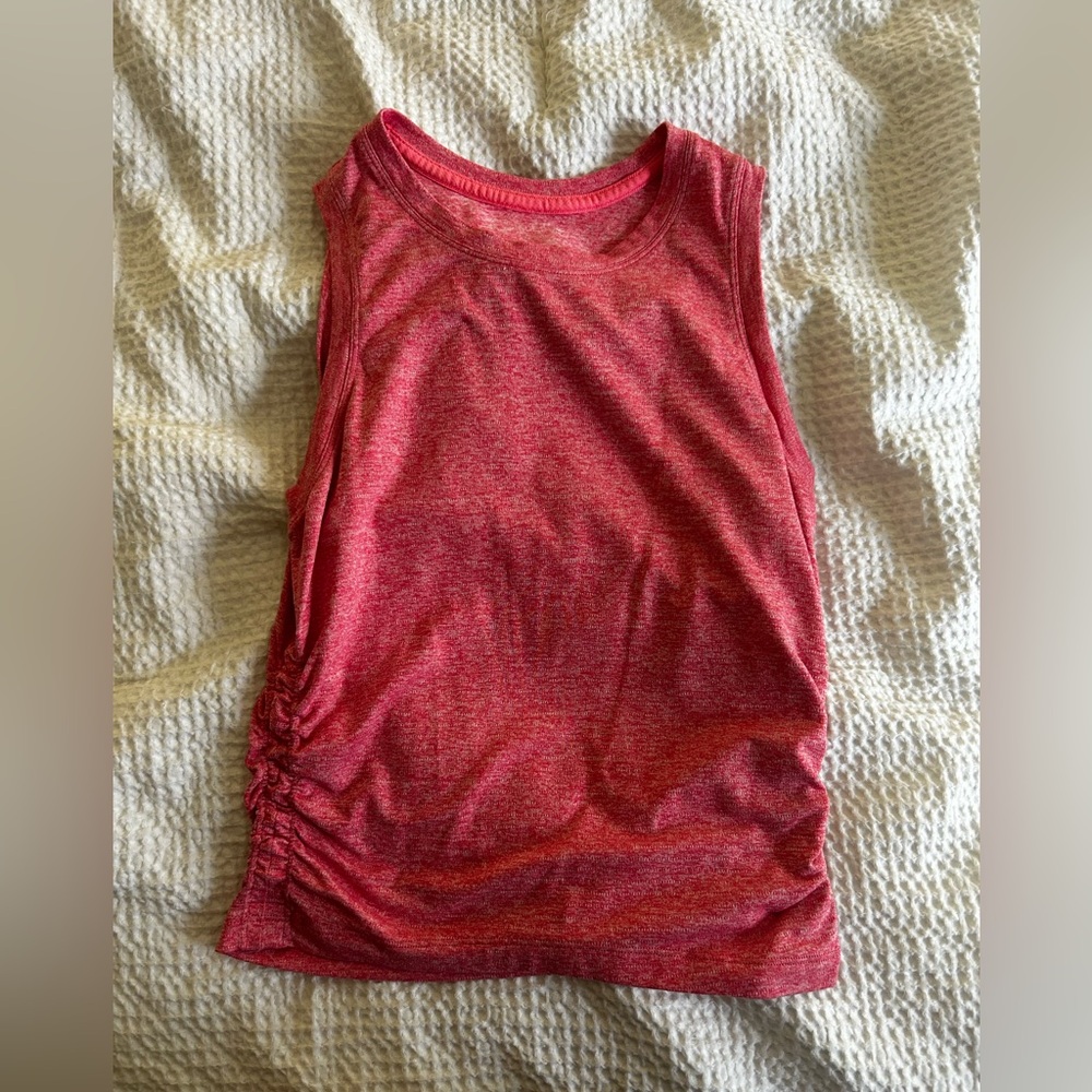 Heathered glaze pink License to Train Tight-Fit Tank Top